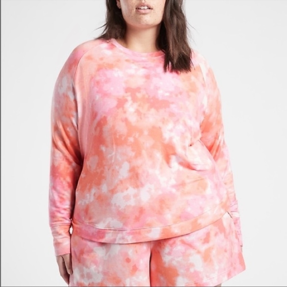 Athleta Mindset Print Sweatshirt Size‎ 1X